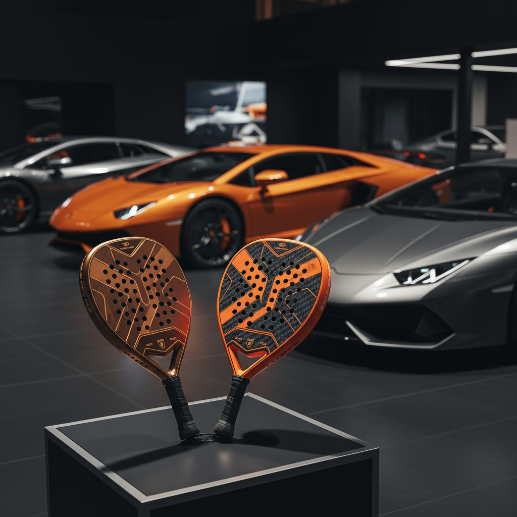 Babolat BL.002 Bronze & Orange in Barcelona