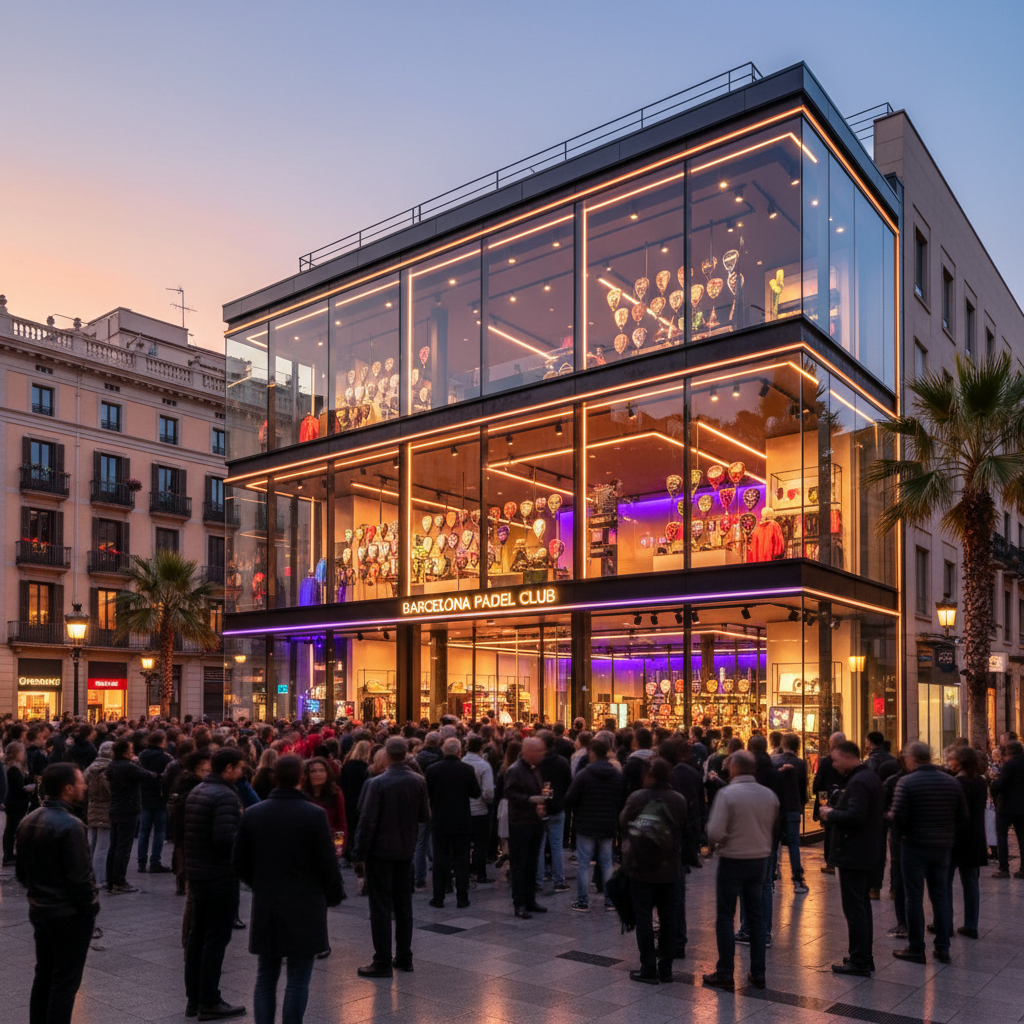 Padel Nuestro crece: flagship en Barcelona y Francia